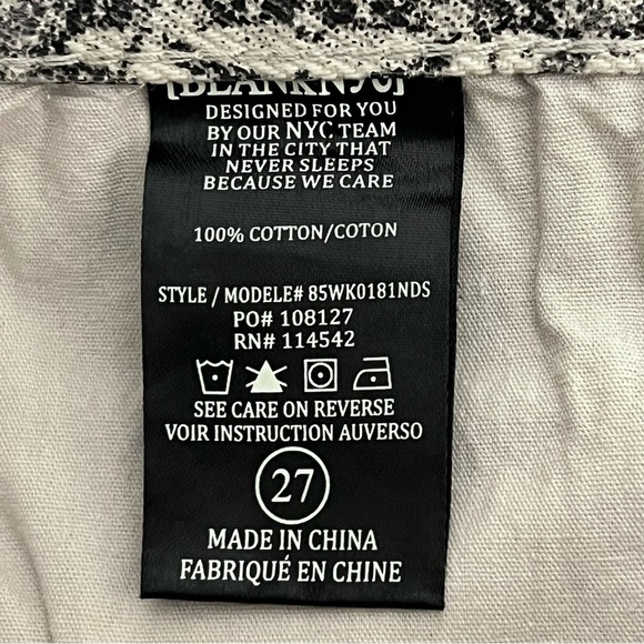 Blank NYC BlankNYC Snakeskin Denim Mini Skirt - Size 27 - Picture 4 of 4